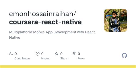 coursera react native|Multiplatform Mobile App Development with React .